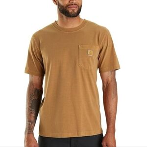 Carhartt Short Sleeve Pocket T-Shirt - Tan/Brown
